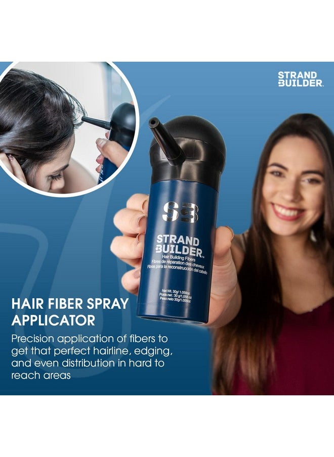 Strand Builder - Hair Fiber Spray Applicator For Thinning Hair Root Concealer Hair Products For Women And Men Undetectable Keratin Hair Fiber Products To Build And Volumize Hair - Image 1