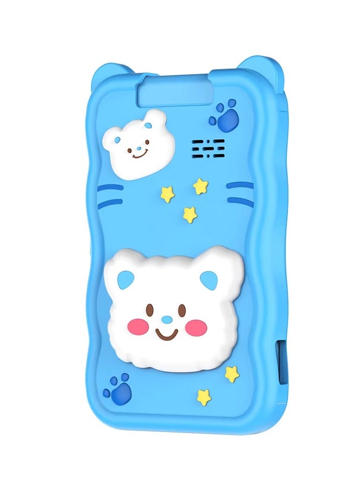 بلو فاير كاميرا رقمية للأطفال بشاشة لمس دوارة 2.4 بوصة عالية الدقة، تصوير فيديو 1080P وصور 8 ميجا بكسل، فلاتر وألعاب تعليمية، تسجيل صوتي، كاميرا قابلة للشحن مع بطاقة 32GB مرفقة، هدية مثالية للأولاد والبنات في الأعياد وأعياد الميلاد - Image 2