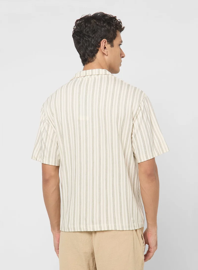 JACK & JONES Stripe Regular Fit Shirt