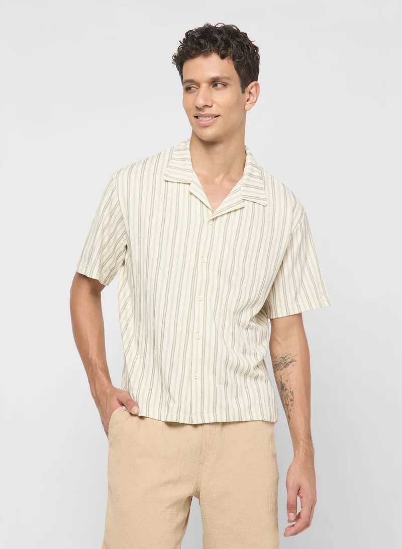 JACK & JONES Stripe Regular Fit Shirt