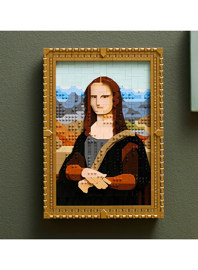 LEGO Art Mona Lisa Painting Set, Wall Model Kit for Adults to Build, Home, Living Room or Office Décor Idea, Creative Activity Gift for Men, Women, Him or Her 31213