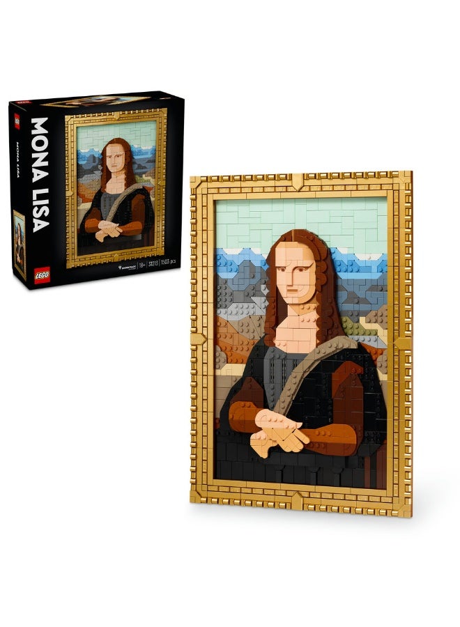 ليغو لوحة موناليزا 31213 من LEGO® Art، مجموعة بناء عمل فنّي من أعمال ليوناردو دافنشي، فكرة للديكور المنزلي - Image 1