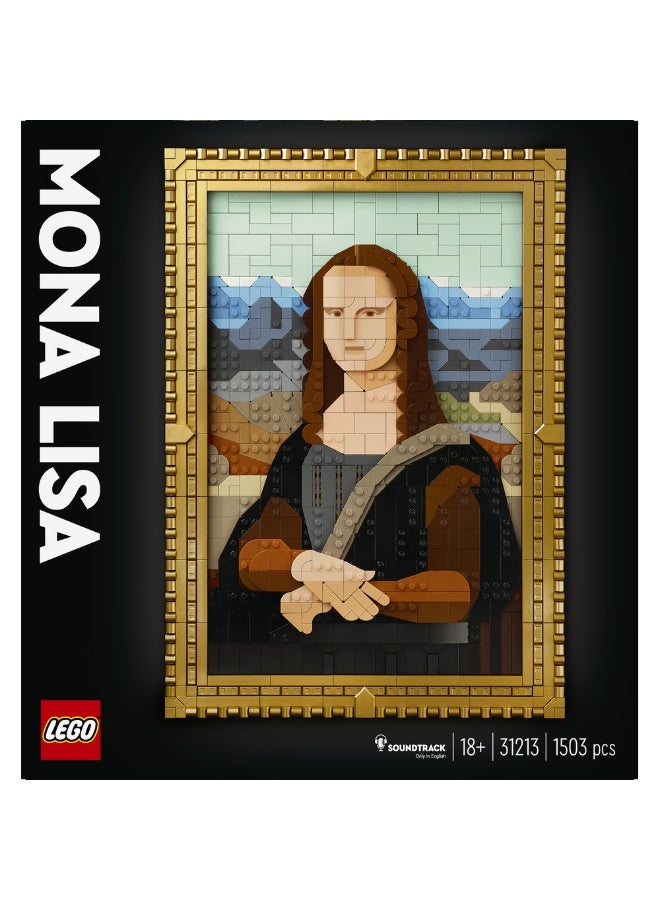 ليغو لوحة موناليزا 31213 من LEGO® Art، مجموعة بناء عمل فنّي من أعمال ليوناردو دافنشي، فكرة للديكور المنزلي - Image 2