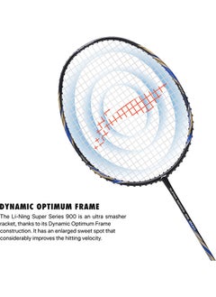 Super Series Ss900 Badminton Racket - Black/Blue (Strung) - pzsku/Z69658C73156A38975D12Z/45/_/1693288685/6c82eb79-8292-4424-a45f-2595f27e419b