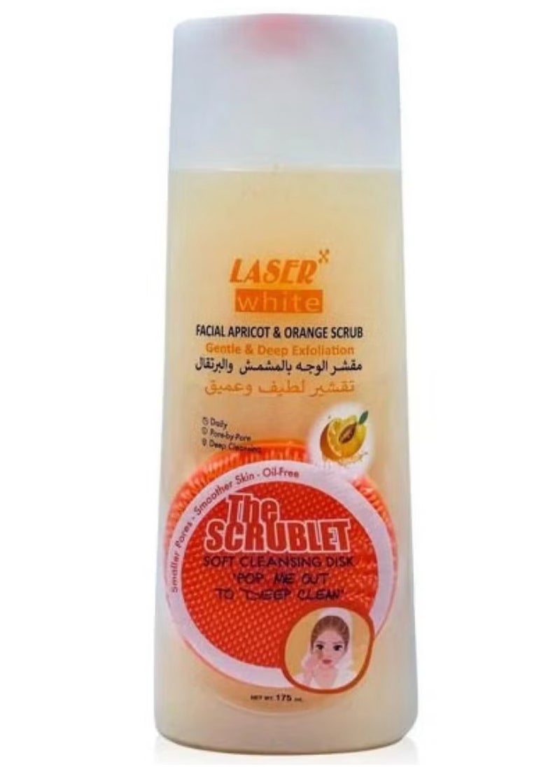 ليزر وايت مقشر الوجه بالمشمش والبرتقال تقشير لطيف وعميق 175 مل  - Image 1