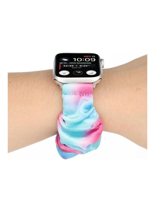 NIBEMINENT Replacement Watchband For Apple Watch Series 7 45mm/6 & SE 5 4 44mm/3 2 1 42mm Multicolour - Image 5