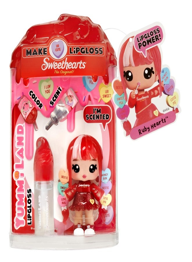 Yummiland x Sweethearts Collection Ruby Hearts Lip Gloss Dolls - Image 1