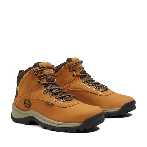 Timberland Men's White Ledge Mid Waterproof Hiking Boot, Wheat-NEW 2024, 9 Medium - Image 5