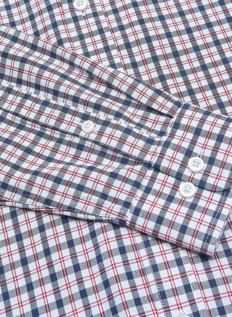 Giordano  Men’s Cotton Slim Oxford Shirt with Embroidery for Men | Best Price UAE