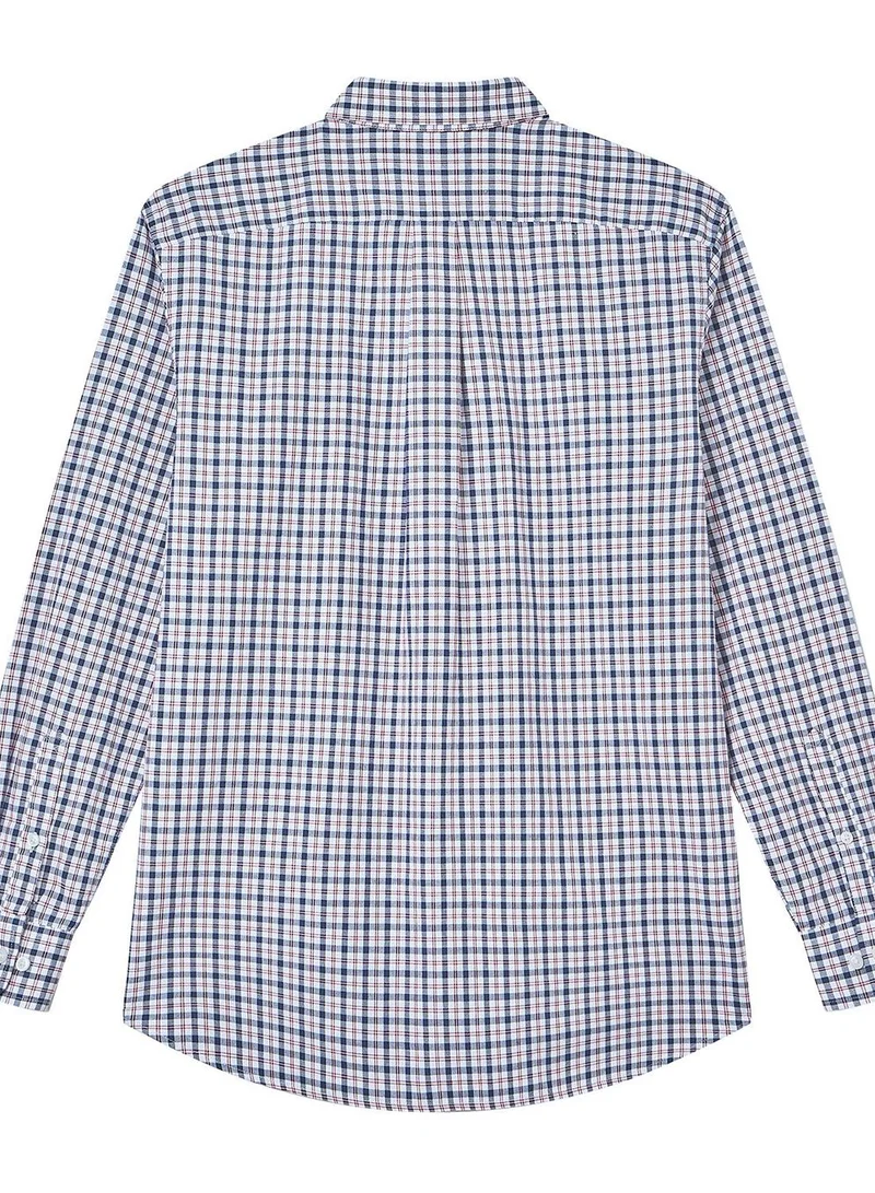 Giordano  Men’s Cotton Slim Oxford Shirt with Embroidery for Men | Best Price UAE