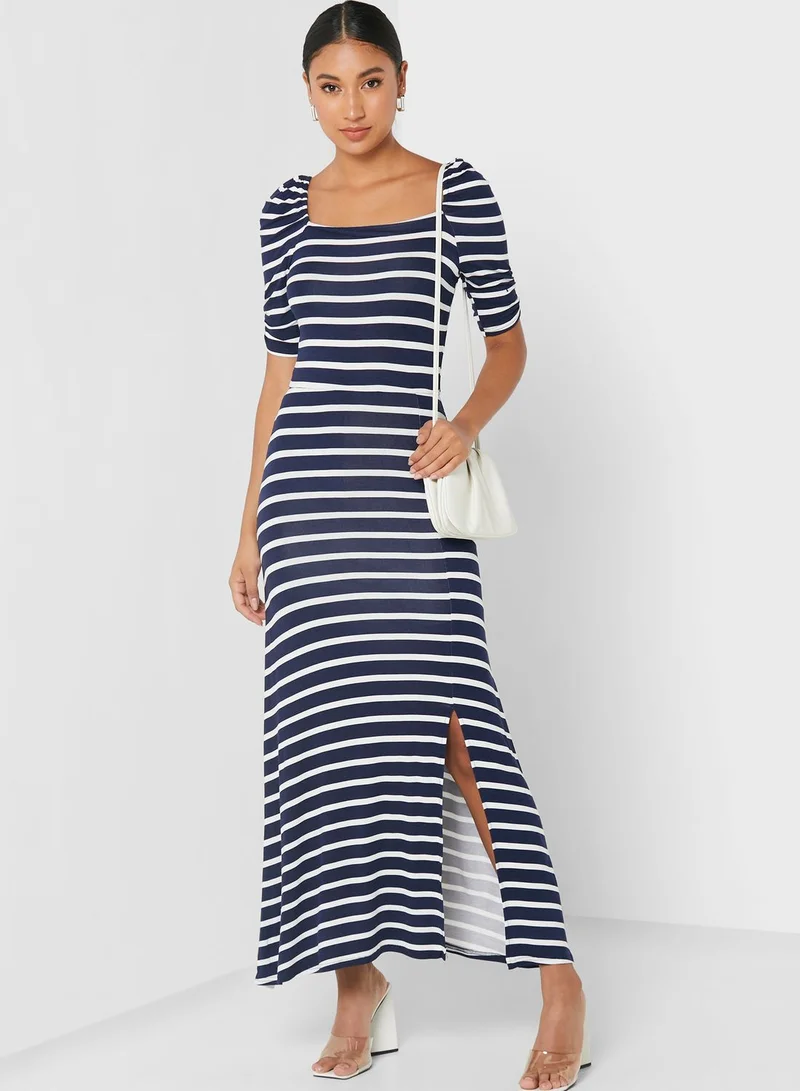 DOROTHY PERKINS Striped Square Neck Dress