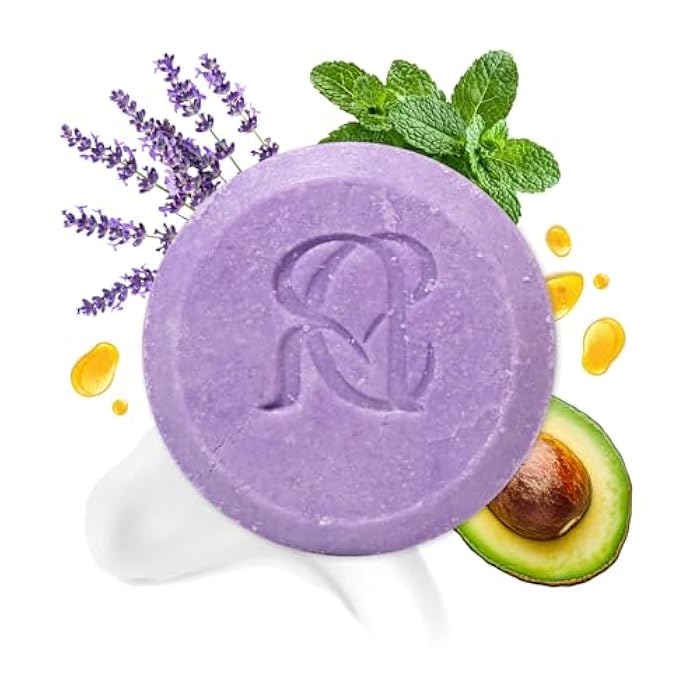 Volumizing Shampoo Bar for Thin & Fine Hair – with Copper Peptides, Apple Cider Vinegar & Avocado Oil – Long-Lasting, pH-Balanced & Sulfate-Free – Zero Waste, Travel-Friendly - Image 1