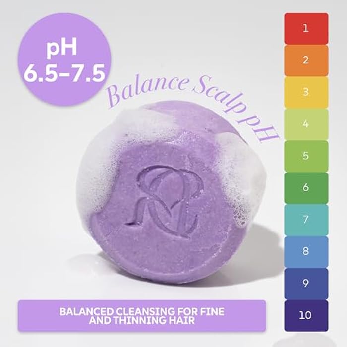 Volumizing Shampoo Bar for Thin & Fine Hair – with Copper Peptides, Apple Cider Vinegar & Avocado Oil – Long-Lasting, pH-Balanced & Sulfate-Free – Zero Waste, Travel-Friendly - Image 5