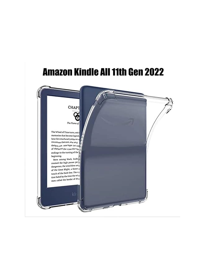 erorex 1 Plus 2Pcs All New Screen Protector Compatible With Kindle Paperwhite 11Th Generation 2022 Release 6 Inch Case And Screen Protector Soft Premium Pet Protective Film Anti Scratch Clear Cover Clear  - Image 4