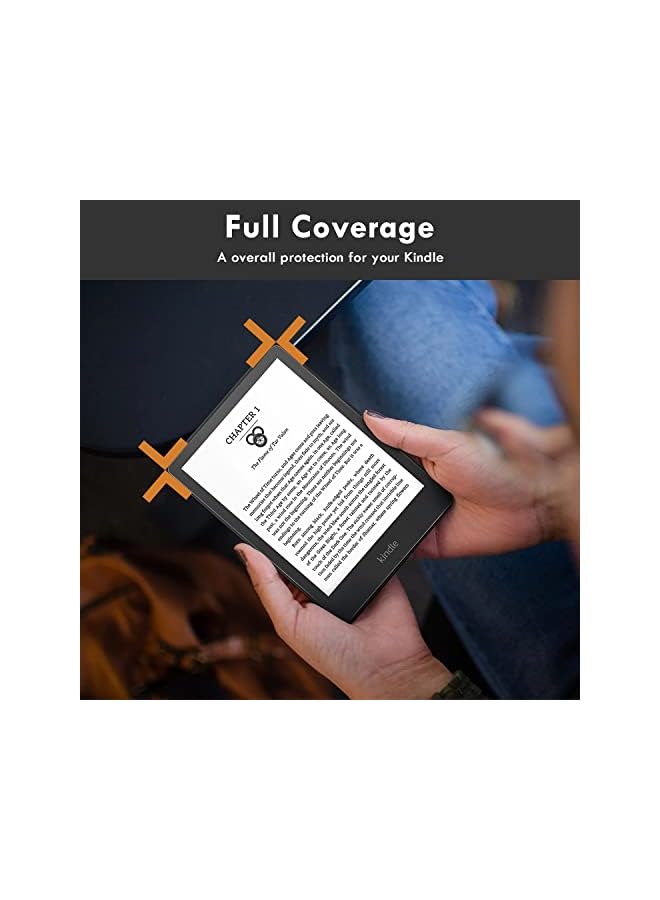 erorex 1 Plus 2Pcs All New Screen Protector Compatible With Kindle Paperwhite 11Th Generation 2022 Release 6 Inch Case And Screen Protector Soft Premium Pet Protective Film Anti Scratch Clear Cover Clear  - Image 2
