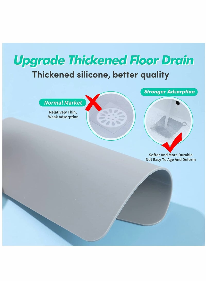 KASTWAVE Silicone Drain Cover 5.8 in 14.7 cm 4 Pcs Tub Stopper Floor Anti Odor Mat Drain Cover for Shower Floor, Anti Cockroach Deodorizing Drain Cover Kitchen Seal for Kitchen Laundry Toilet and Else - Image 4