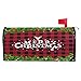 Pfrewn Pfrewn Wamika Christmas Reindeer Buffalo Plaid Mailbox Cover Magnetic Standard Size Snowman Snowflake Holly Leaves  - Image 2