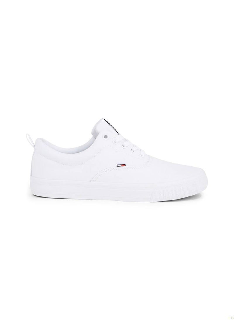 TOMMY JEANS Women's Classics Low-Top Cotton Sneakers - Cotton, White  - Image 1