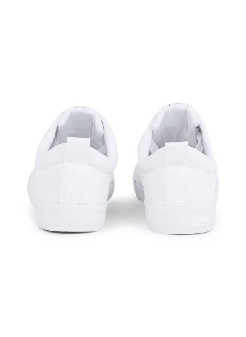 TOMMY JEANS Women's Classics Low-Top Cotton Sneakers - Cotton, White  - Image 4