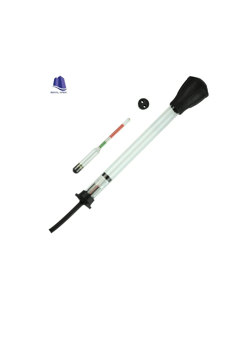 Generic - Battery Hydrometer Acid Electrolyte Tester Suitable for Specific Gravity checking, Density Checking 1100-1300 TXB - Image 1