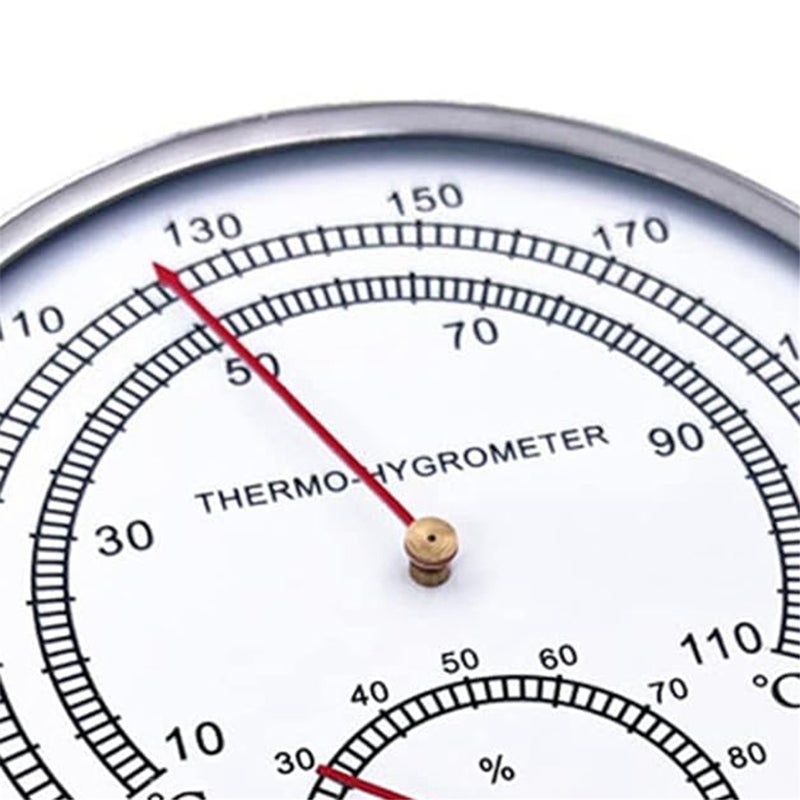 Sauna Fahrenheit Thermometer Hygrometer Indoor Dial Hygrothermograph Temperature Measure Tool - Image 3