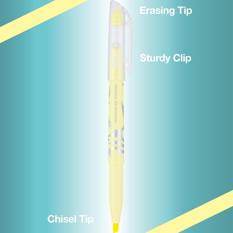 PILOT FriXion Light Pastel Erasable Highlighters, Chisel Tip, Pack of 14, Assorted Colors - Ideal for School, Journaling, and Office Use - Image 3