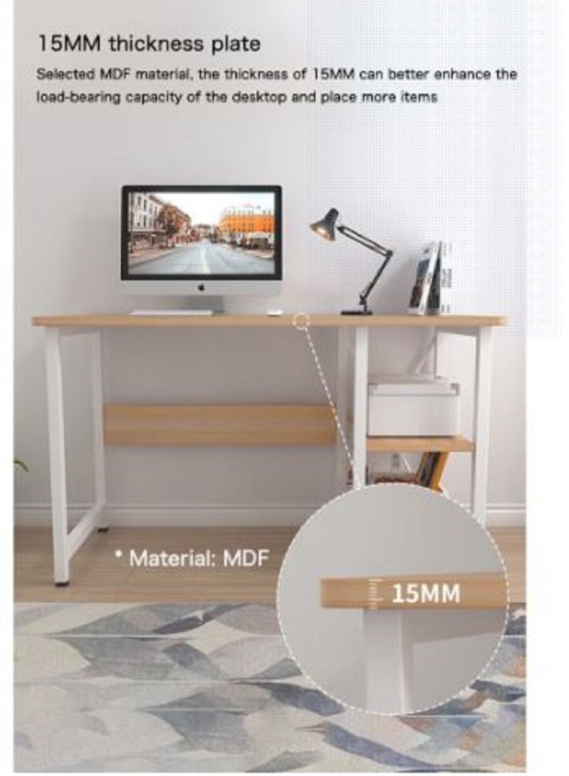 إيه جي دي طاولة حاسوب مكتب مع 2 رفوف التخزين - Image 3