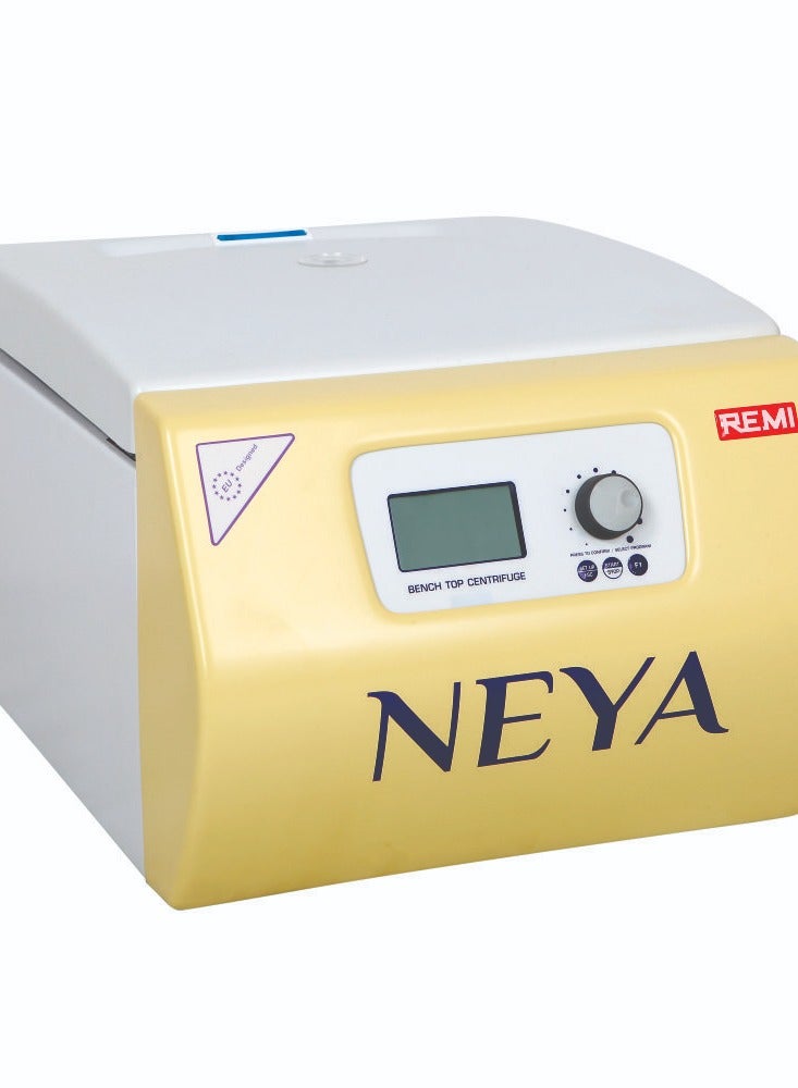 Remi Bench Top Centrifuge Max. Speed 6000 RPM with LCD display of Speed & Time Set of 4 metal buckets, each with a capacity of 9 Vacutainer Tubes of 5ml ( Tubes not supplied) - Image 1