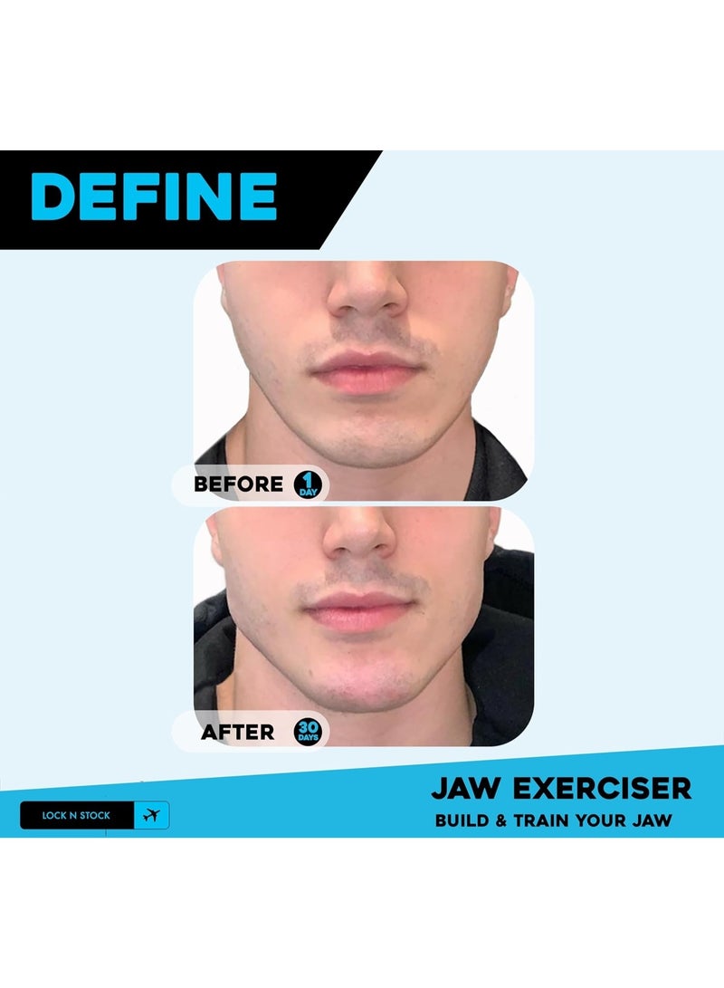 Gonice 1 pcs Jawline Exerciser Tool Men & Women, Double Chin Reducer for Women Face Fat Reducer Jaw Exerciser for Men Jawline Shaper Slim and Tone Your Face & Neck Jaw Liner Tools for Men - Image 3