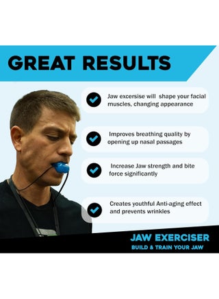 1 pcs Jawline Exerciser Tool Men & Women, Double Chin Reducer for Women Face Fat Reducer Jaw Exerciser for Men Jawline Shaper Slim and Tone Your Face & Neck Jaw Liner Tools for Men - view 2
