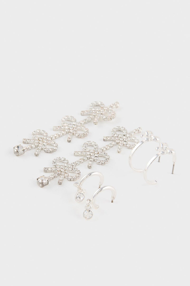 ديفاكتو حلق حريمي بأحجار - 3 قطع - Image 3