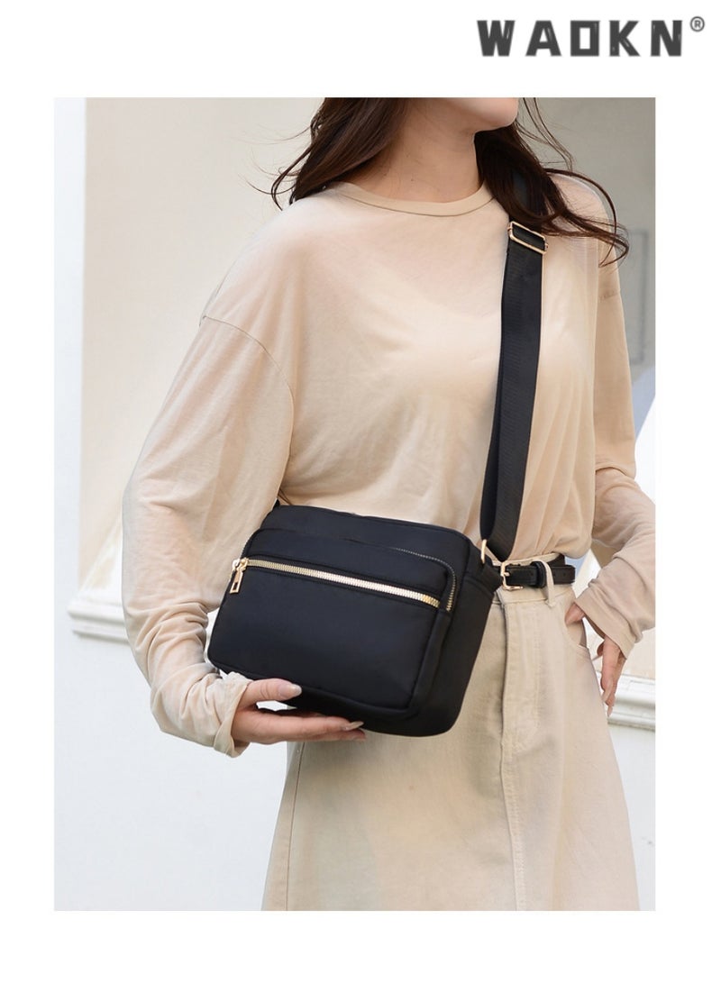 WAOKN Fashionable And Versatile Nylon Messenger Bag For Men And Women Convenient For Travel Can Store Mobile Phones Spare Keys Cosmetics Candies And Other Small Items - Image 4