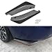 Rebvugr 2PCS Universal Car Rear Bumper Lip Splitter Canard Diffuser Front Bumper Guard Carbon Fiber Lip Side Skirt Spoiler Splitter Wrap Angle Protector Rear Diffuser Car Spoiler for Most Vehicles - Image 2