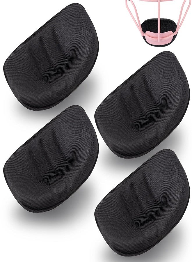 LhyBtm 4 Pcs Softball Fielder's Face Cover Chin Cup Protective Catchers Replacement Face Defense Chin Cup, Baseball Pitchers Helmet Padding for Softball Fielder's Men Women Teensm - Image 1