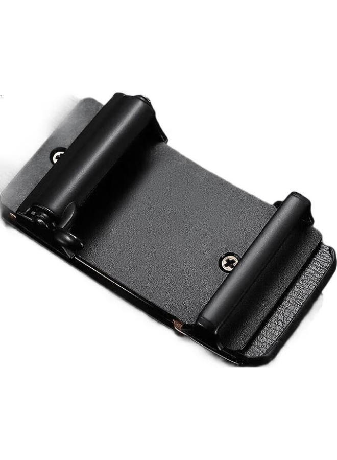 American Bison Men'S Belt With Automatic Buckle, Genuine Leather Waistband, Business Casual, Birthday Gift For Boyfriend - Image 3