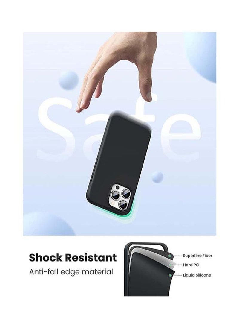 BORTONY iPhone 13 Pro Case Cover Soft Liquid Silicone Gel Rubber iPhone 13 Pro Cover Shockproof Anti-Scratch Anti-Fingerprint Slim Thin Protective Cover for iPhone 13 Pro 6.1 inch  - Image 3