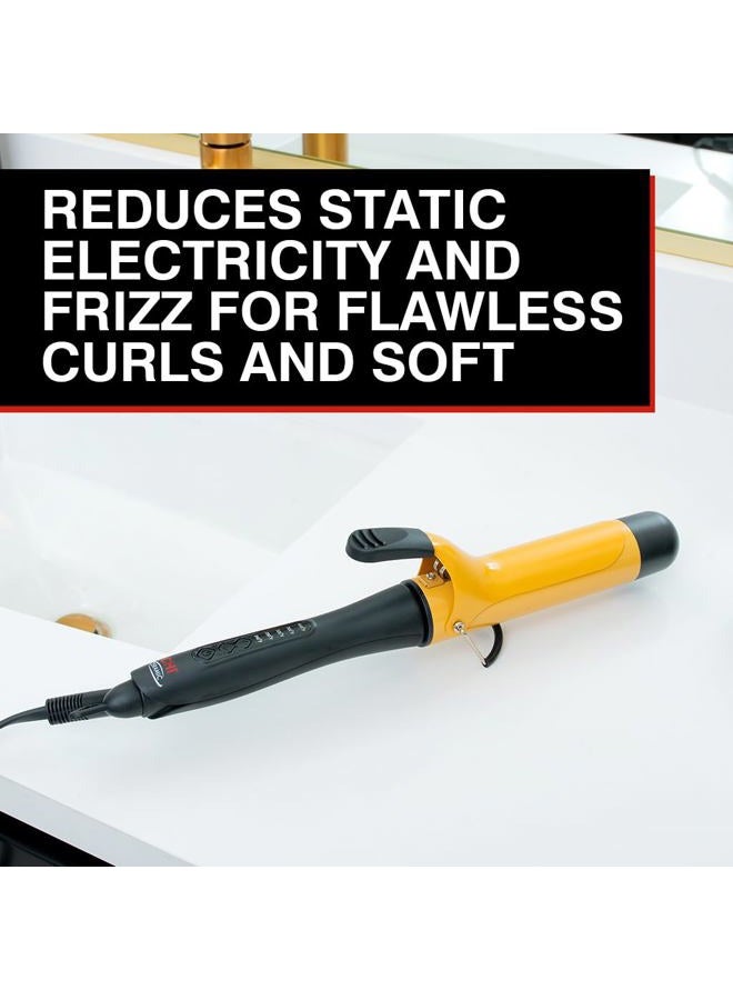 CHI Ceramic Curling Iron, Hair Curler For Shiny, Frizz-Free, & Healthy Hair, Auto-Shut Off & 5 Foot Swivel Cord, 1.5" Barrel - Image 3