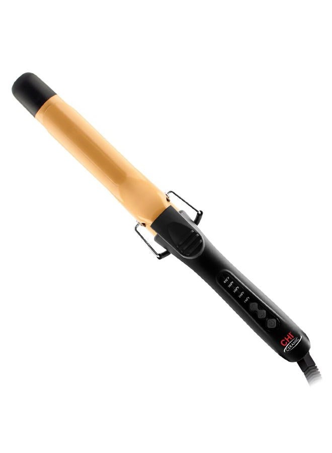 CHI Ceramic Curling Iron, Hair Curler For Shiny, Frizz-Free, & Healthy Hair, Auto-Shut Off & 5 Foot Swivel Cord, 1.5" Barrel - Image 1