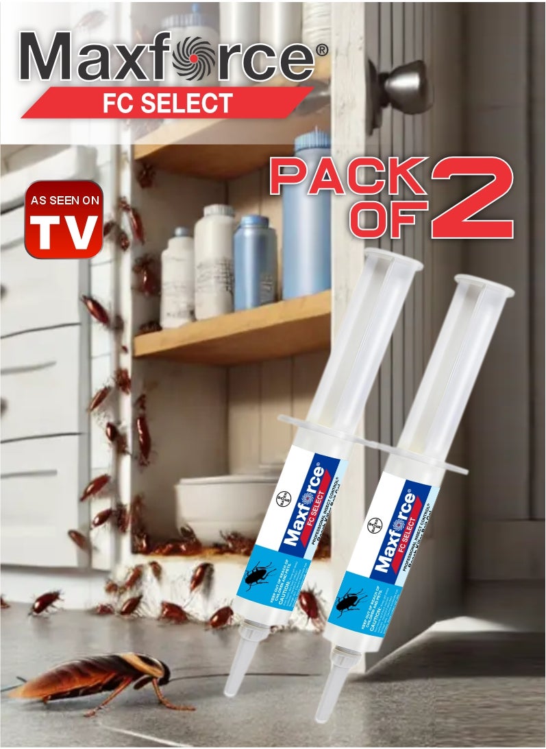 AS SEEN ON TV - Effective Roach Slayer Gel - FC Select Precision Injection Bait 10g Pack Of 2 - Image 1