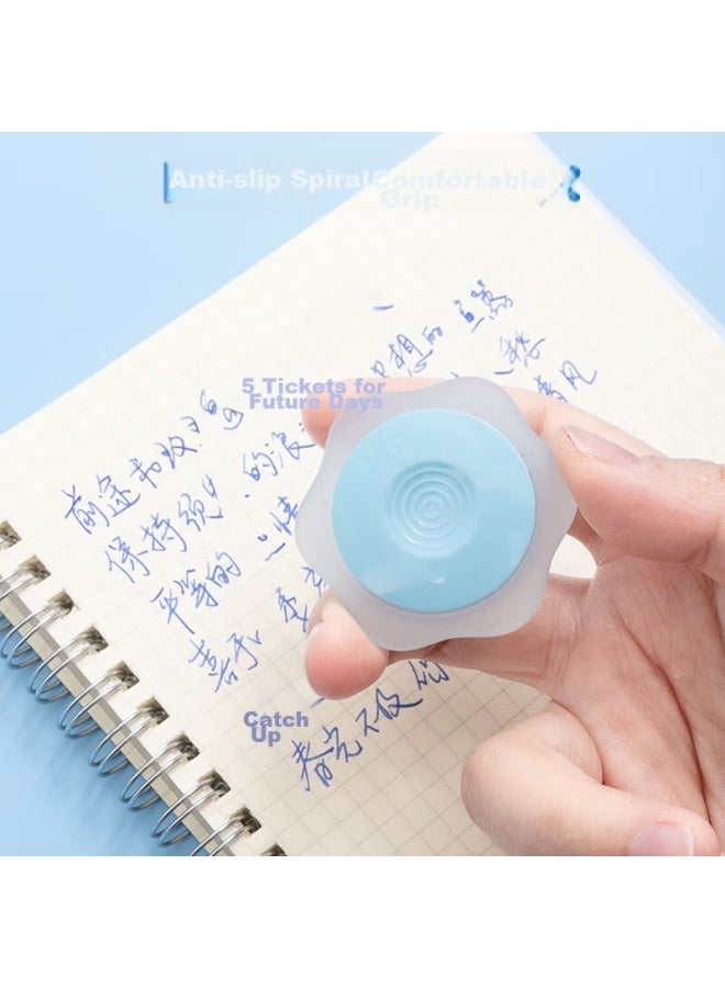 M.G Chenguang Erasable Rubber Eraser, Hexagonal Candy Color, Erasable Neutral Pen Eraser, Random Color, Axpq2001, 5-pack (1 Extra Eraser  Included) - Image 3