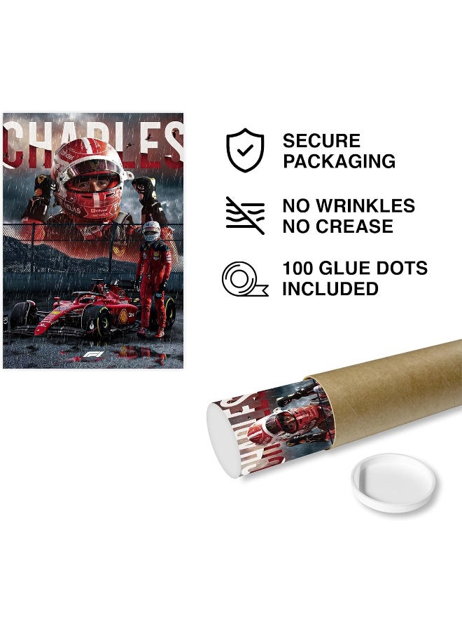 CodersParadise paper Pack of 6 - F1 Formula One Wall Posters 8x12 inch (A4 Size) Included Glue dots Wall Decor Posters Wall Art For Bedroom, Living room, Office - Image 3