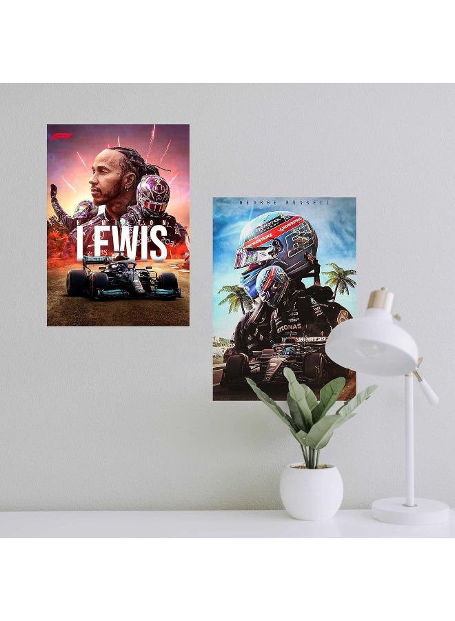 CodersParadise paper Pack of 6 - F1 Formula One Wall Posters 8x12 inch (A4 Size) Included Glue dots Wall Decor Posters Wall Art For Bedroom, Living room, Office - Image 5