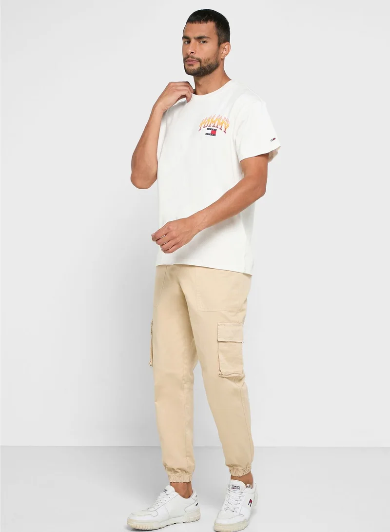 TOMMY JEANS Graphic Crew Neck T-Shirt