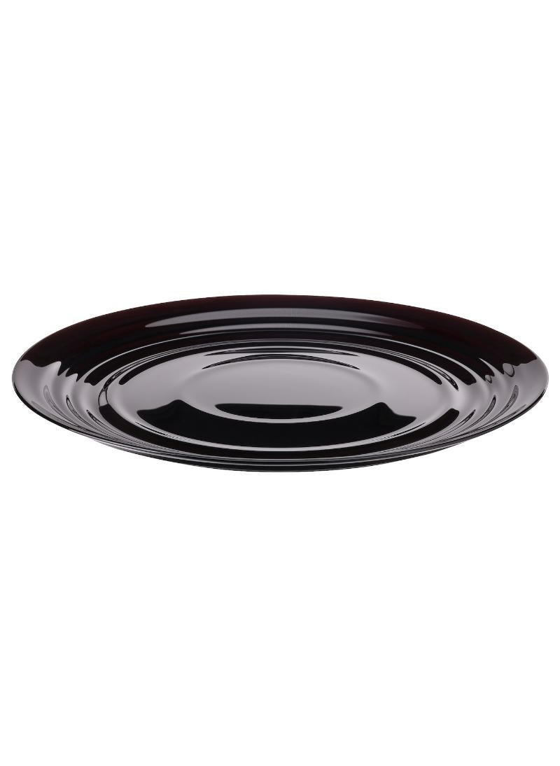 Black Plate 24 Cm Sleek And Versatile For Everyday Dining