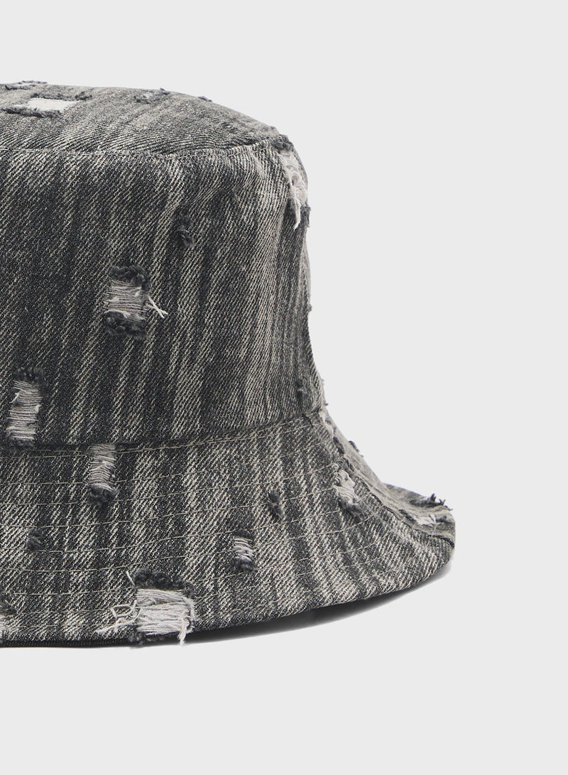 Seventy Five Denim Summer Bucket Hat  - Image 3