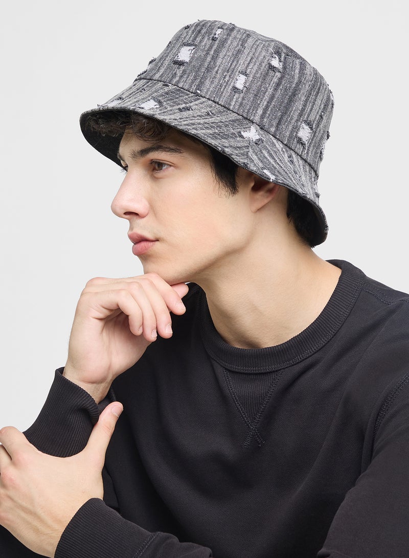 Seventy Five Denim Summer Bucket Hat  - Image 4