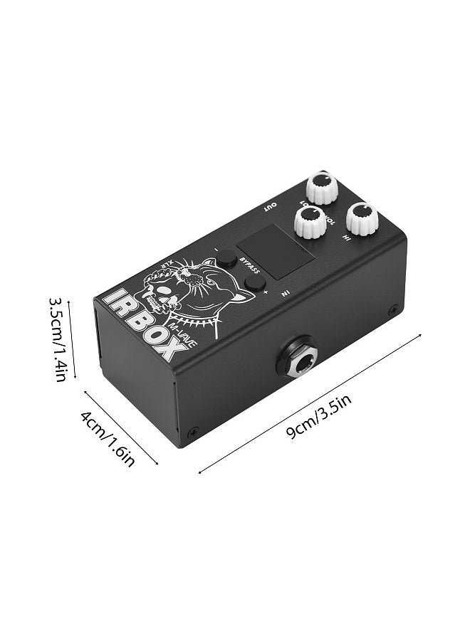M-VAVE - M-VAVE Guitar IR Box Effects Pedal with IR Cab Impulse Response Cabinets Speaker Simulator XLR Output Port DC 9V 6.35mm Input/Output Interface Electric Guitar Effector - Image 1