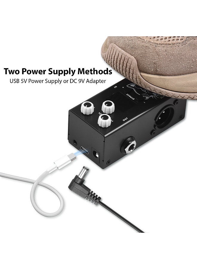 M-VAVE - M-VAVE Guitar IR Box Effects Pedal with IR Cab Impulse Response Cabinets Speaker Simulator XLR Output Port DC 9V 6.35mm Input/Output Interface Electric Guitar Effector - Image 1