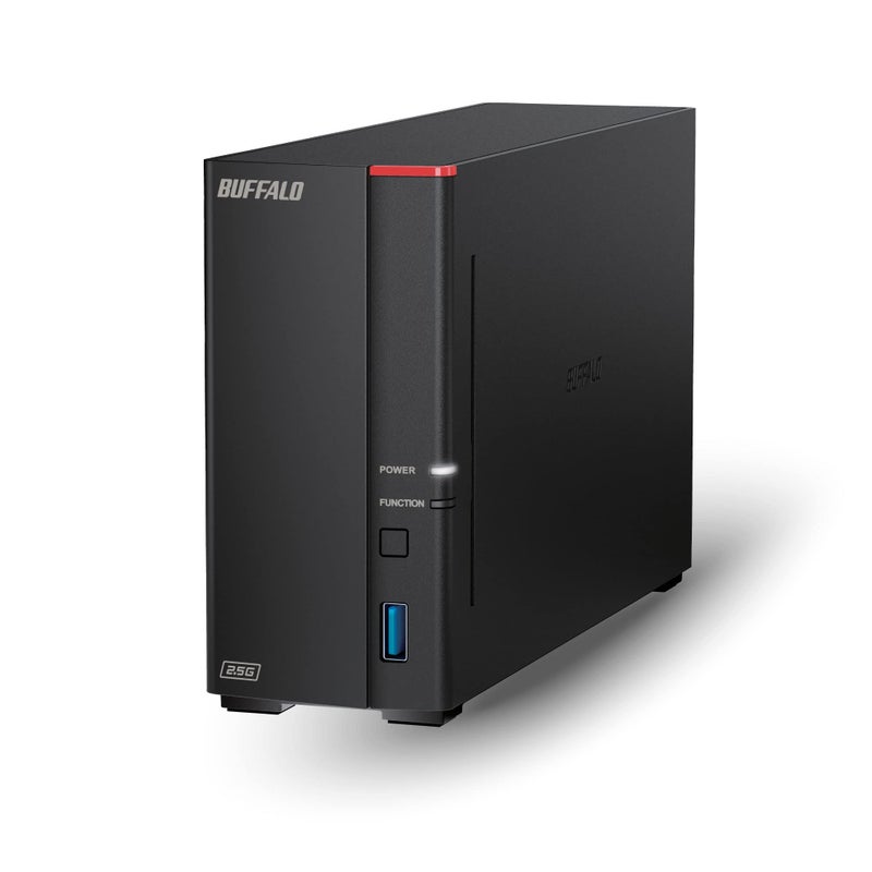 BUFFALO LinkStation 710 8TB 1Bay NAS Network Attached Storage with HDD Hard Drives Included NAS Storage That Works as Home Cloud or Network Storage Device for Home
