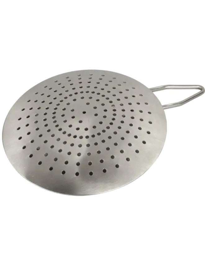 FSE 373-FM2301 Kettle Strainer, 9" Perforated Stainless Steel, 3/16" Hole Size for Fast Drainage, Durable Rust-Resistant Design, Ideal for High-Volume Steam Kettle Use - Image 2
